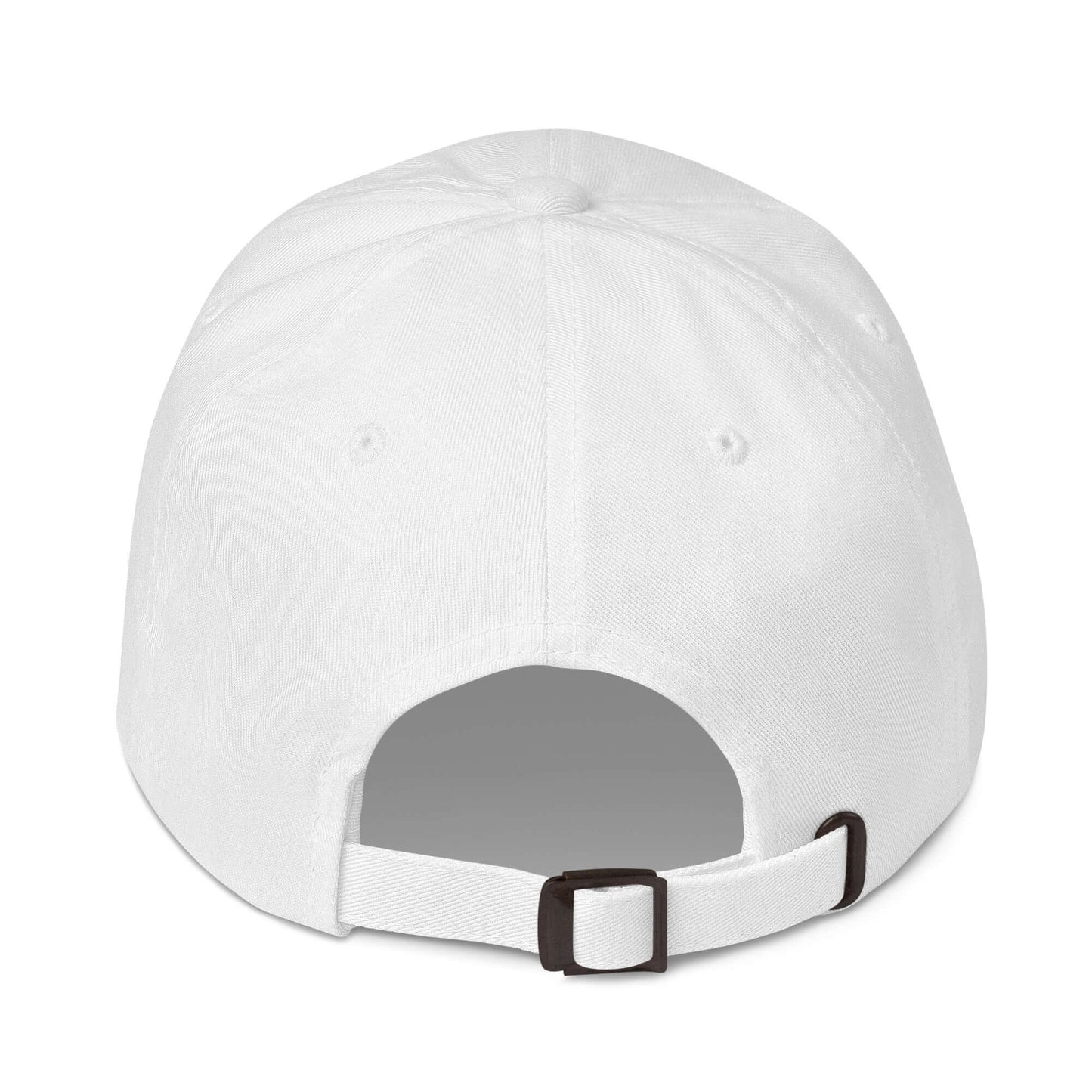 Retro del cappellino bianco Team Bride con chiusura regolabile, ideale per feste e celebrazioni.