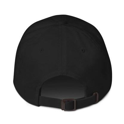 Retro del cappellino unisex ricamato Honeymoon Vibes, colore nero, con chiusura regolabile.