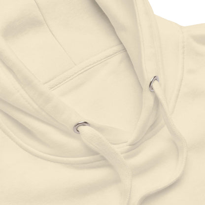 Felpa natale ricamata "Let it snow" con cappuccio e dettagli eleganti per un look festivo.